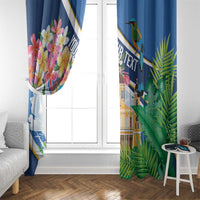 Nicaragua Granada Personalized Window Curtain Viva Nica - Wonder Print Shop
