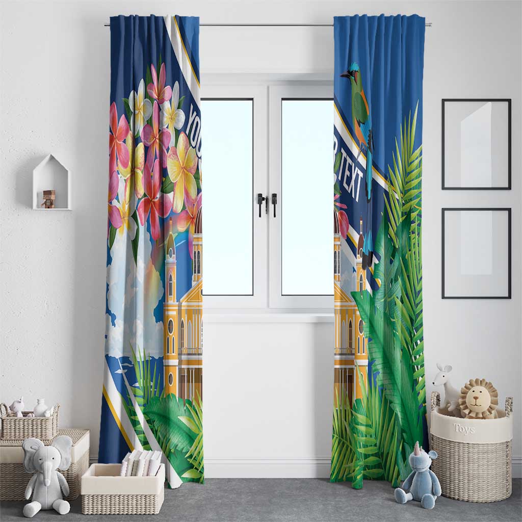 Nicaragua Granada Personalized Window Curtain Viva Nica - Wonder Print Shop