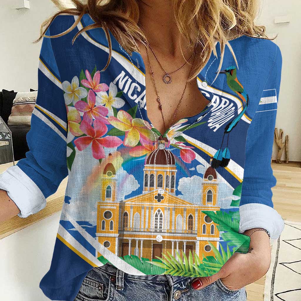 Nicaragua Granada Personalized Women Casual Shirt Viva Nica - Wonder Print Shop