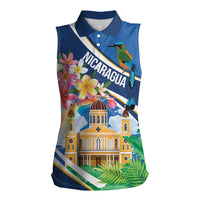 Nicaragua Granada Personalized Women Sleeveless Polo Shirt Viva Nica - Wonder Print Shop