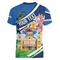 Nicaragua Granada Personalized Women V-Neck T-Shirt Viva Nica - Wonder Print Shop