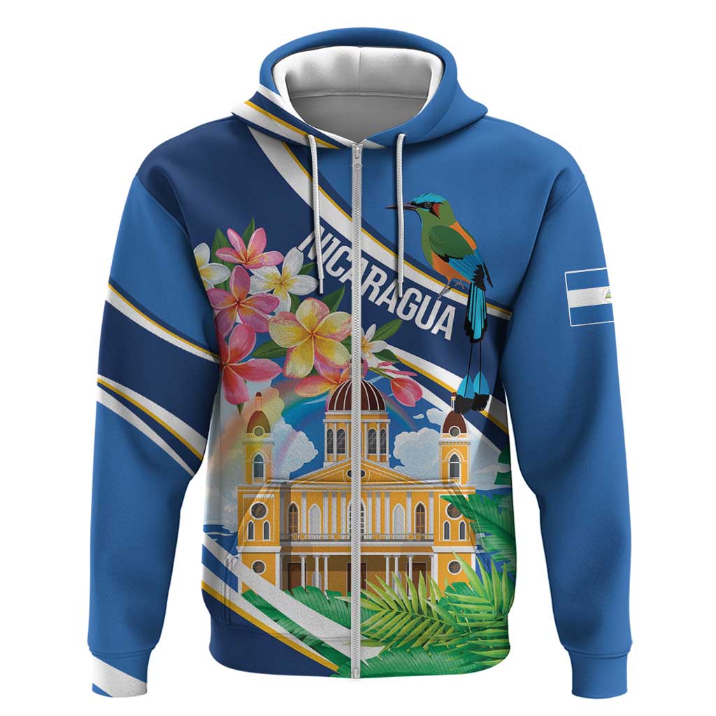 Nicaragua Granada Personalized Zip Hoodie Viva Nica - Wonder Print Shop