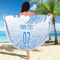 Guatemala Personalized Beach Blanket Mayan Warrior - Wonder Print Shop