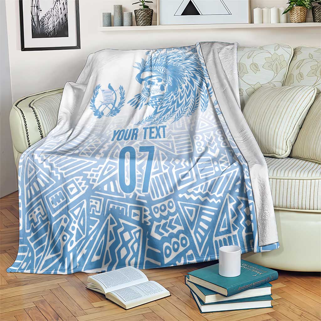 Guatemala Personalized Blanket Mayan Warrior - Wonder Print Shop