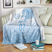 Guatemala Personalized Blanket Mayan Warrior - Wonder Print Shop