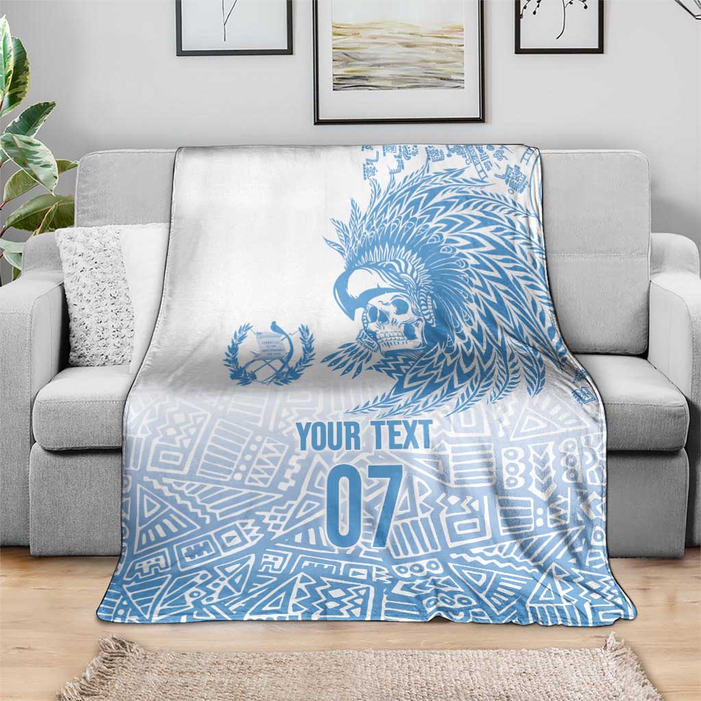Guatemala Personalized Blanket Mayan Warrior - Wonder Print Shop