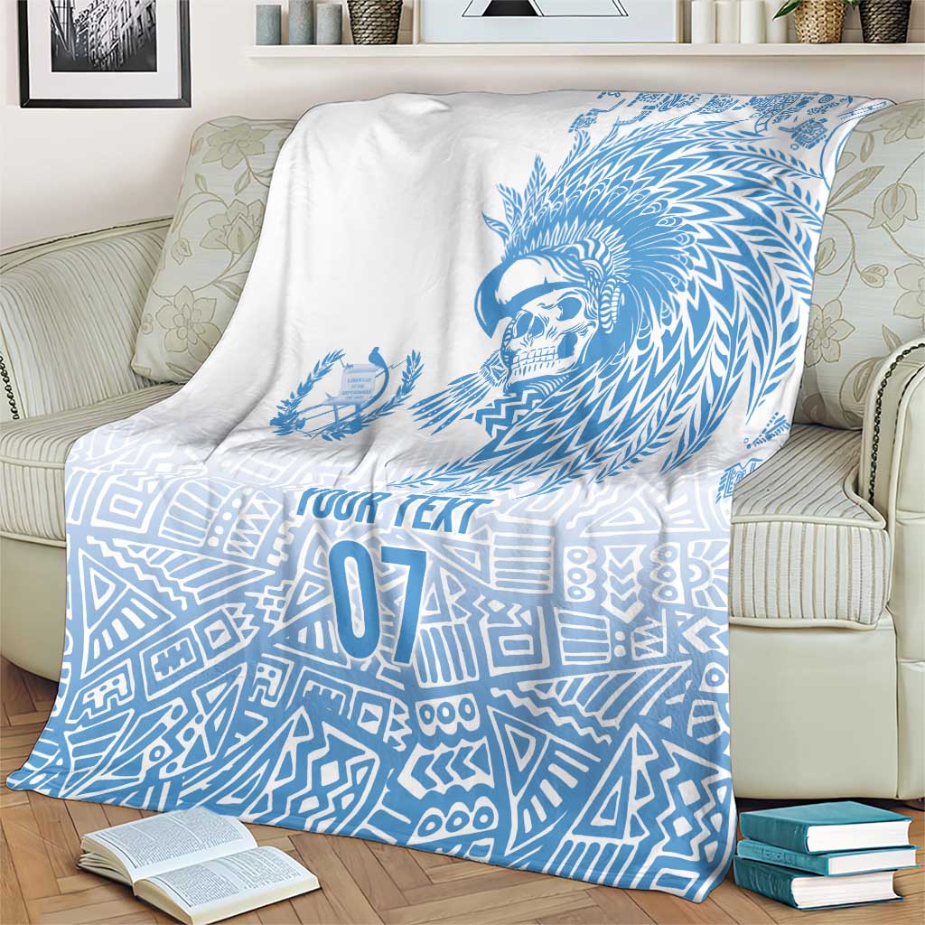 Guatemala Personalized Blanket Mayan Warrior - Wonder Print Shop