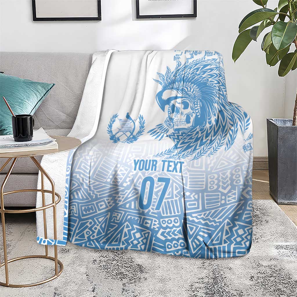 Guatemala Personalized Blanket Mayan Warrior - Wonder Print Shop