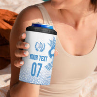 Guatemala Personalized 4 in 1 Can Cooler Tumbler Mayan Warrior - Wonder Print Shop