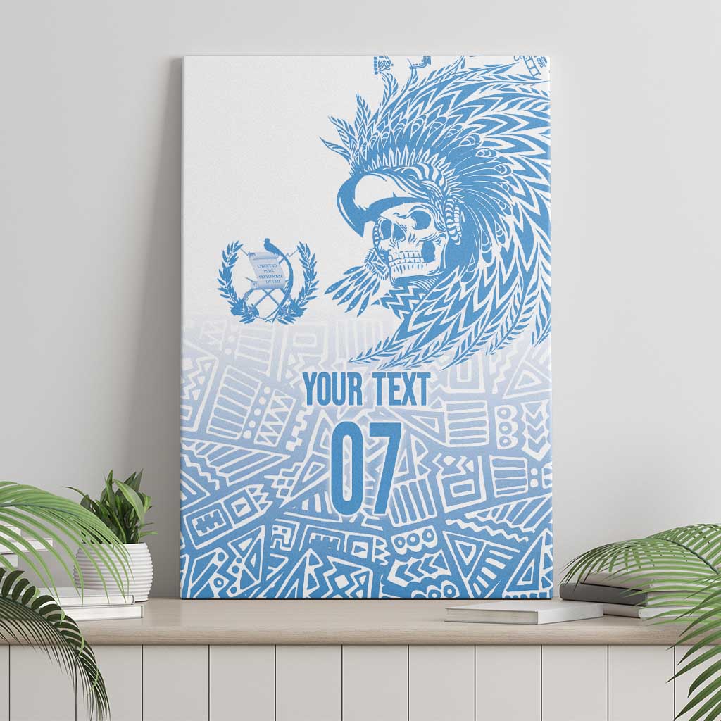Guatemala Personalized Canvas Wall Art Mayan Warrior - Wonder Print Shop