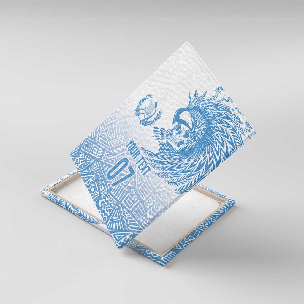 Guatemala Personalized Canvas Wall Art Mayan Warrior - Wonder Print Shop