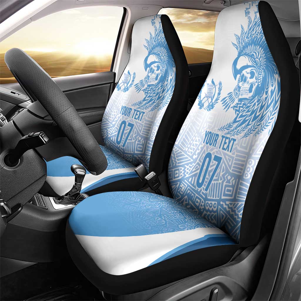 Guatemala Personalized Car Seat Cover Mayan Warrior - Wonder Print Shop