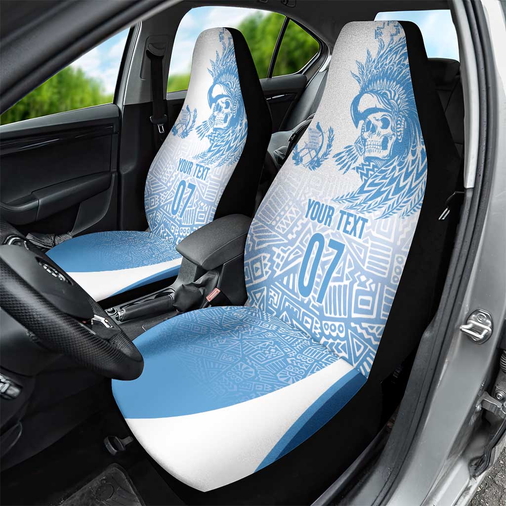 Guatemala Personalized Car Seat Cover Mayan Warrior - Wonder Print Shop