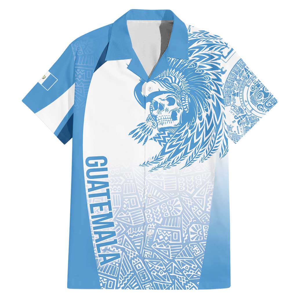 Guatemala Personalized Family Matching Mermaid Dress and Hawaiian Shirt Mayan Warrior - Wonder Print Shop
