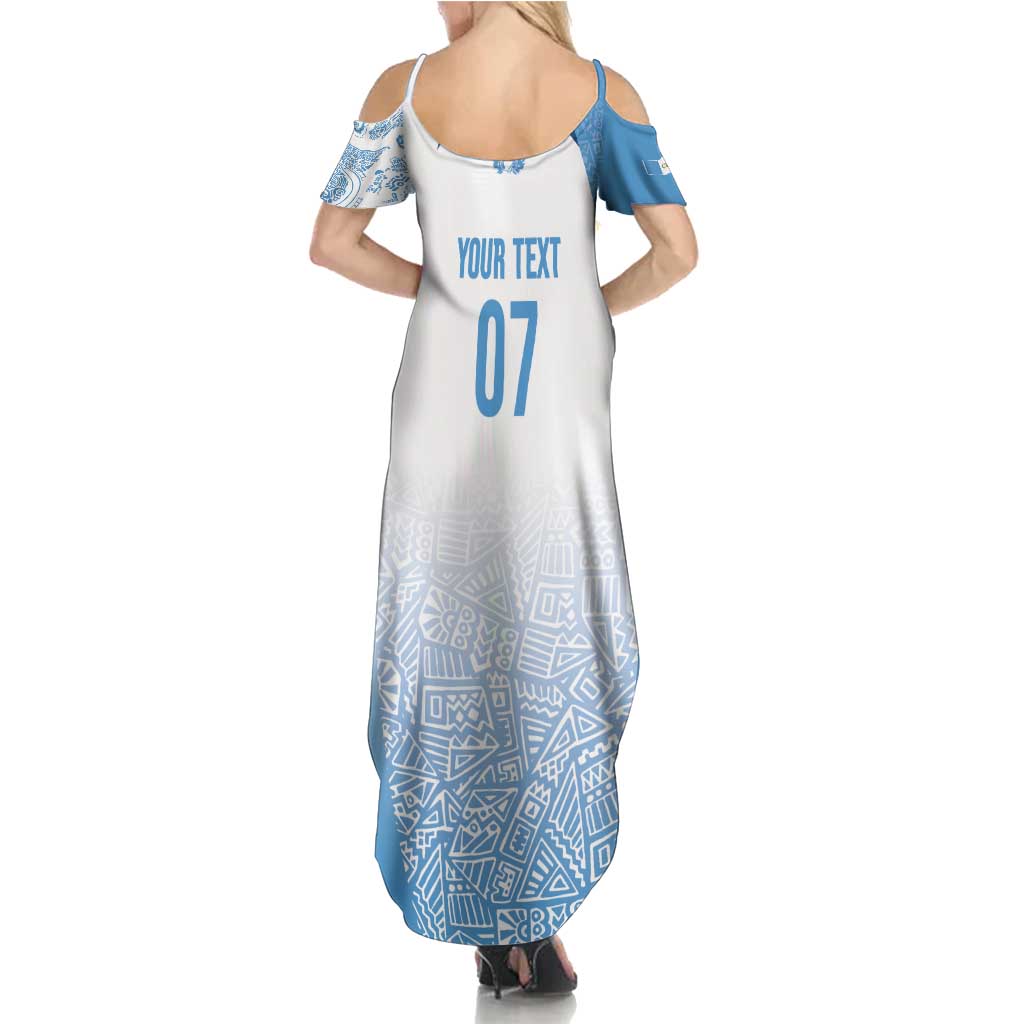 Guatemala Personalized Family Matching Summer Maxi Dress and Hawaiian Shirt Mayan Warrior - Wonder Print Shop