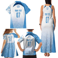 Guatemala Personalized Family Matching Tank Maxi Dress and Hawaiian Shirt Mayan Warrior - Wonder Print Shop