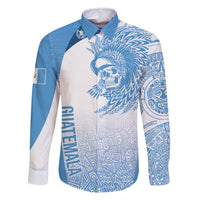 Guatemala Personalized Family Matching Tank Maxi Dress and Hawaiian Shirt Mayan Warrior - Wonder Print Shop