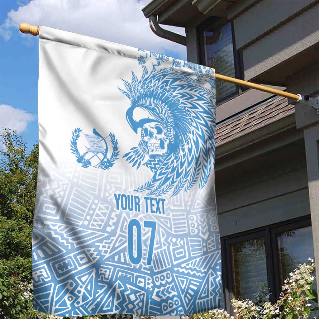 Guatemala Personalized Garden Flag Mayan Warrior - Wonder Print Shop