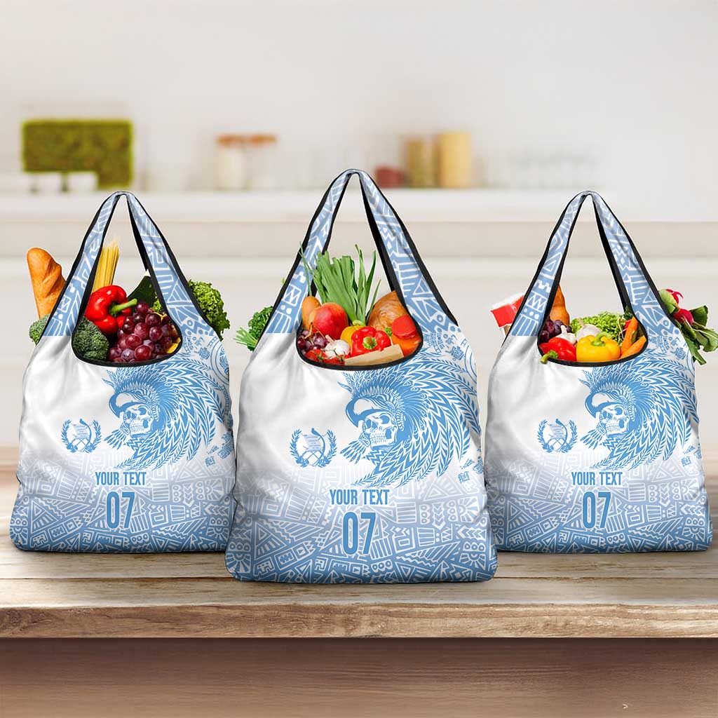 Guatemala Personalized Grocery Bag Mayan Warrior - Wonder Print Shop