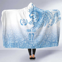 Guatemala Personalized Hooded Blanket Mayan Warrior - Wonder Print Shop