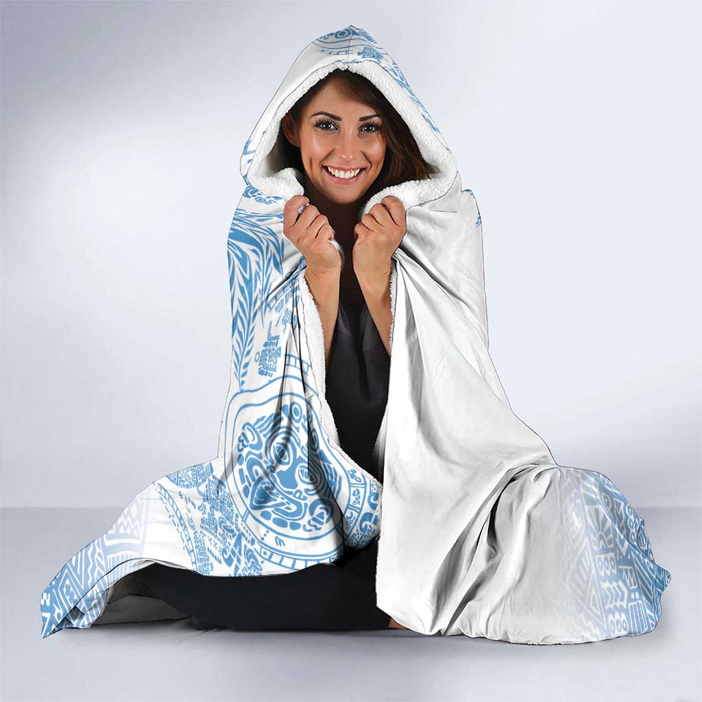 Guatemala Personalized Hooded Blanket Mayan Warrior - Wonder Print Shop