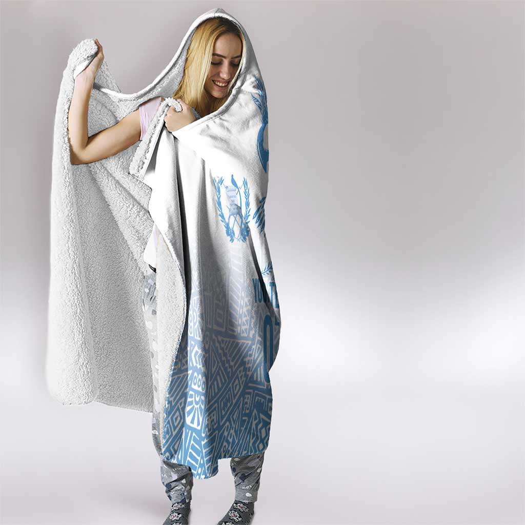 Guatemala Personalized Hooded Blanket Mayan Warrior - Wonder Print Shop