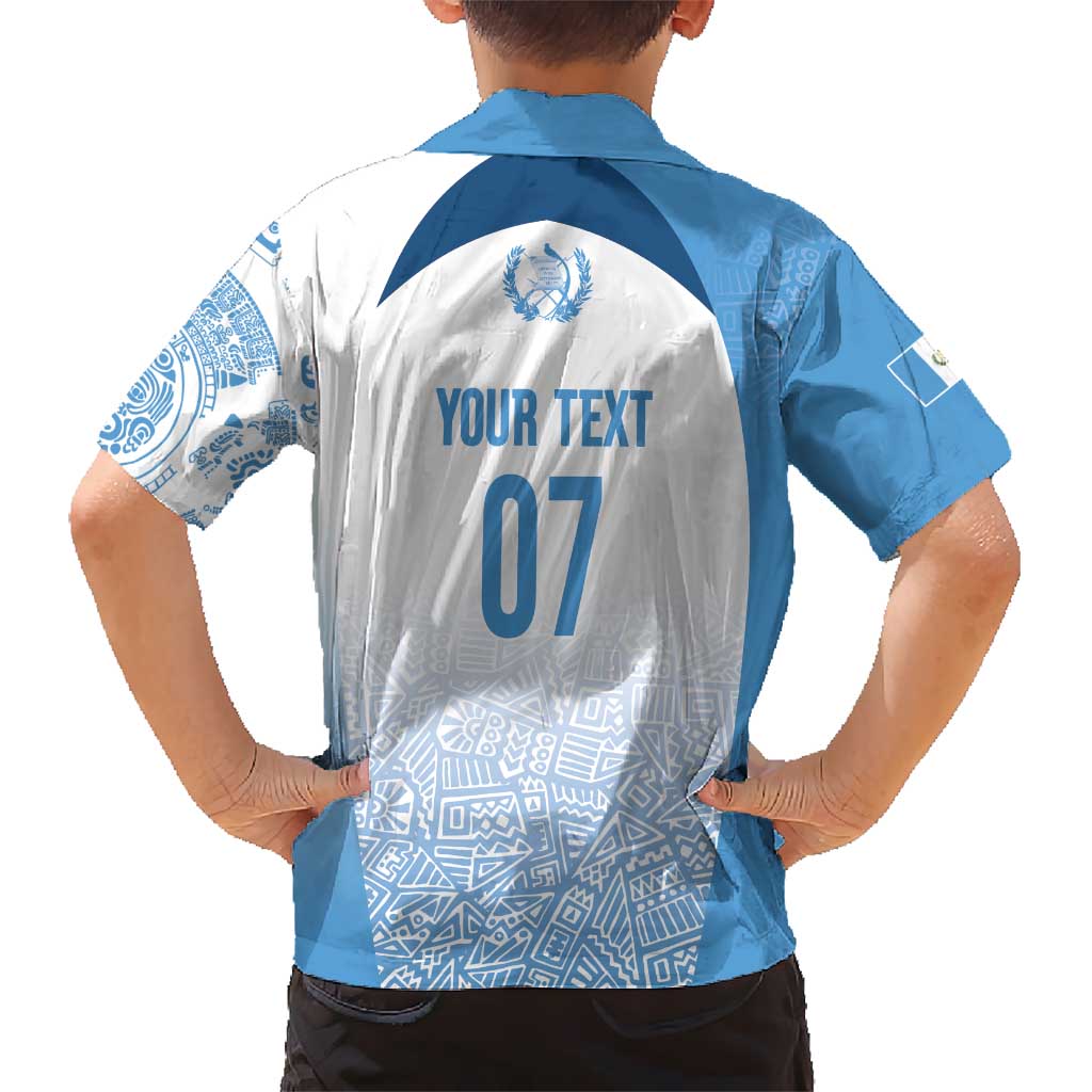 Guatemala Personalized Kid Hawaiian Shirt Mayan Warrior - Wonder Print Shop