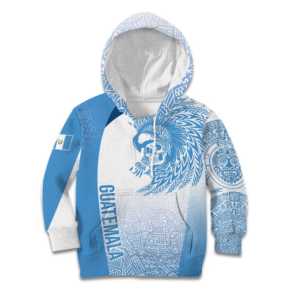 Guatemala Personalized Kid Hoodie Mayan Warrior - Wonder Print Shop
