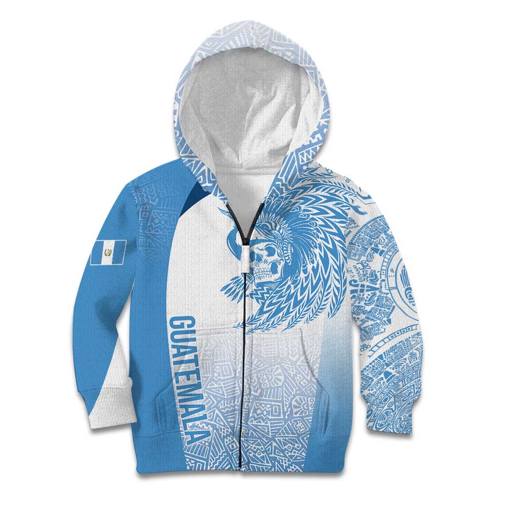 Guatemala Personalized Kid Hoodie Mayan Warrior - Wonder Print Shop