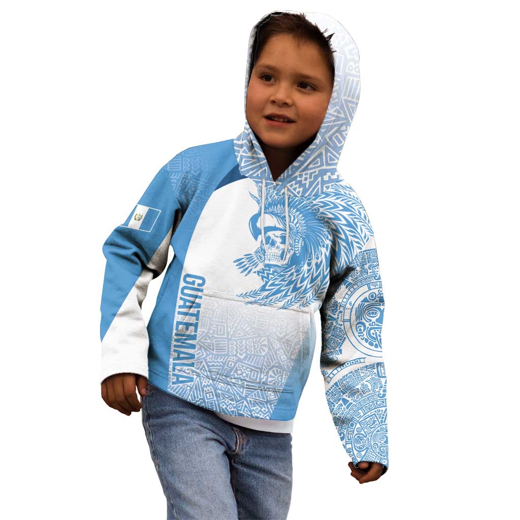 Guatemala Personalized Kid Hoodie Mayan Warrior - Wonder Print Shop