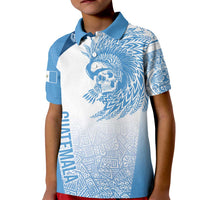 Guatemala Personalized Kid Polo Shirt Mayan Warrior - Wonder Print Shop