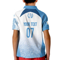 Guatemala Personalized Kid Polo Shirt Mayan Warrior - Wonder Print Shop