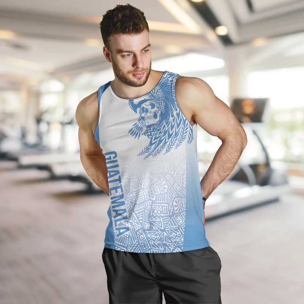 Guatemala Personalized Men Tank Top Mayan Warrior - Wonder Print Shop