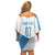 Guatemala Personalized Off Shoulder Short Dress Mayan Warrior - Wonder Print Shop