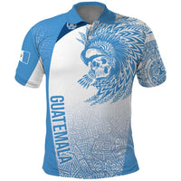Guatemala Personalized Polo Shirt Mayan Warrior - Wonder Print Shop