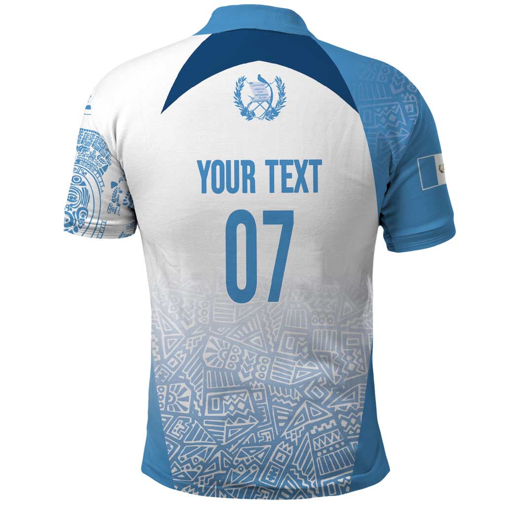 Guatemala Personalized Polo Shirt Mayan Warrior - Wonder Print Shop