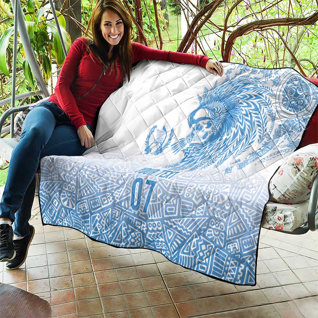Guatemala Personalized Quilt Mayan Warrior - Wonder Print Shop