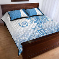 Guatemala Personalized Quilt Bed Set Mayan Warrior - Wonder Print Shop