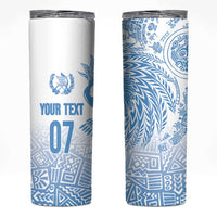Guatemala Personalized Skinny Tumbler Mayan Warrior - Wonder Print Shop