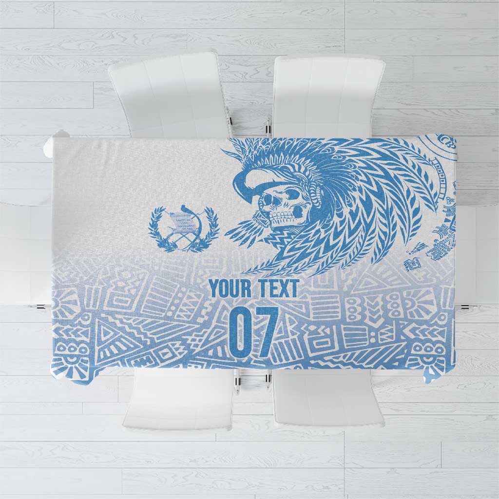 Guatemala Personalized Tablecloth Mayan Warrior - Wonder Print Shop