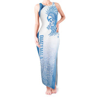 Guatemala Personalized Tank Maxi Dress Mayan Warrior - Wonder Print Shop