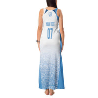 Guatemala Personalized Tank Maxi Dress Mayan Warrior - Wonder Print Shop