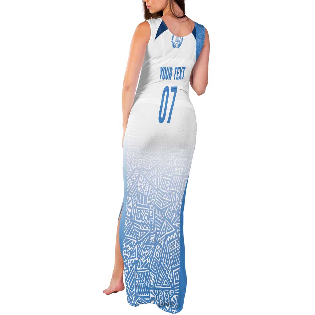 Guatemala Personalized Tank Maxi Dress Mayan Warrior - Wonder Print Shop