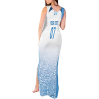 Guatemala Personalized Tank Maxi Dress Mayan Warrior - Wonder Print Shop