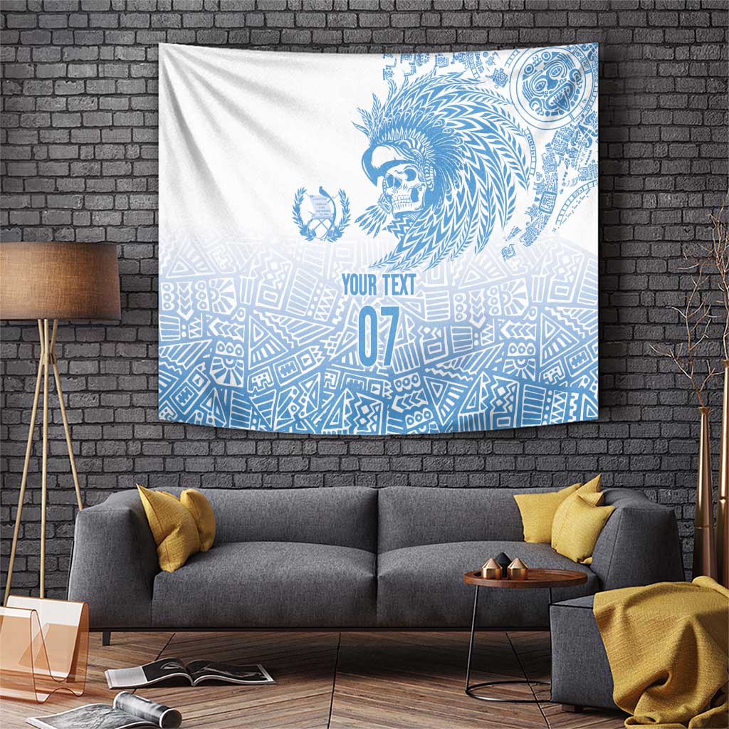 Guatemala Personalized Tapestry Mayan Warrior - Wonder Print Shop