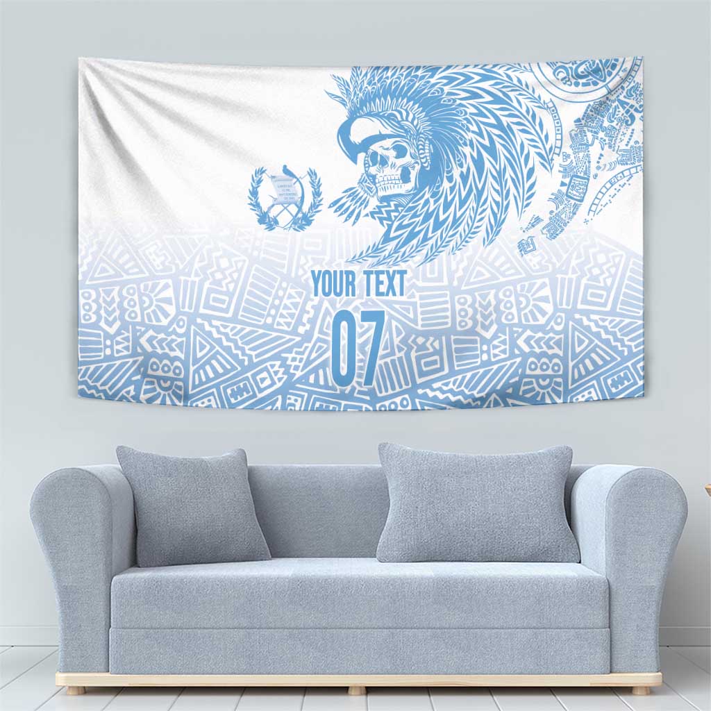 Guatemala Personalized Tapestry Mayan Warrior - Wonder Print Shop