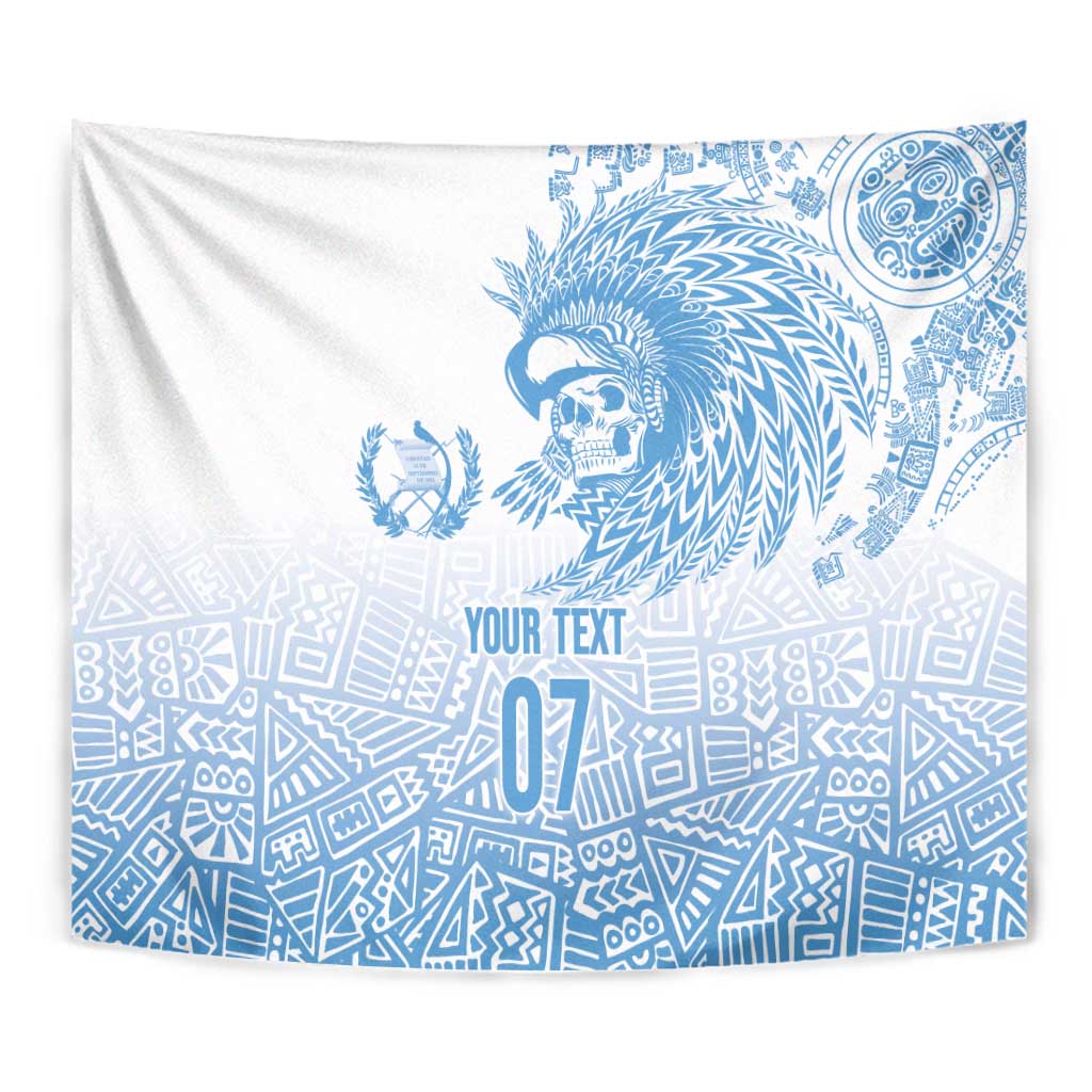 Guatemala Personalized Tapestry Mayan Warrior - Wonder Print Shop