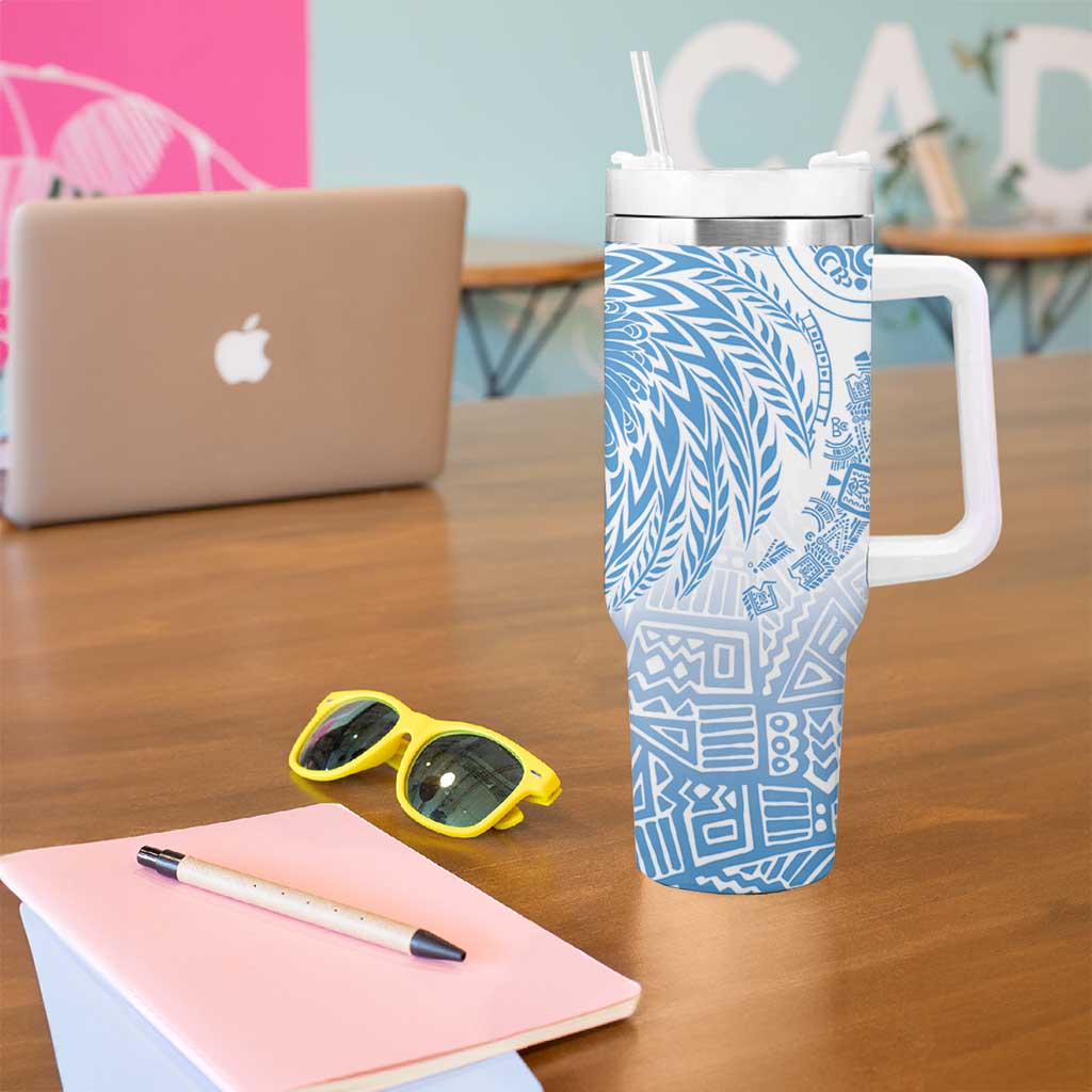 Guatemala Personalized Tumbler With Handle Mayan Warrior - Wonder Print Shop
