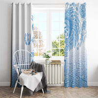 Guatemala Personalized Window Curtain Mayan Warrior - Wonder Print Shop