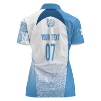 Guatemala Personalized Women Polo Shirt Mayan Warrior - Wonder Print Shop